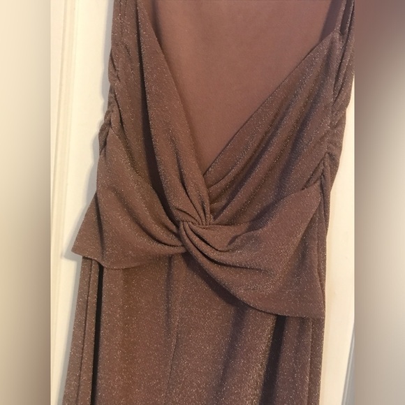 NWT reformation latte shimmery Breslin knit dress - Picture 8 of 8